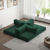 78.8 inch Modular sofa, convertible pudding block sofa, floor-standing sofa bed with armrests and W3147P278141