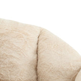 Albi Indoor Cozy Armchair-Style Bean Bag, Beige N775P265487B