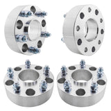 ZUN 2pcs Professional Hub Centric Wheel Adapters for Dodge Ram 1500 Durango Dakota 2002-2013 Silver 74533893