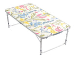 4 Ft Rectangular CenterFold Outdoor Folding Table, 23.82 Inch Width, 3Level Adjustable Height 72570059