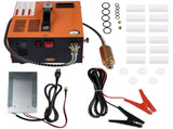 Orange Air Compressor w/ Converter 4500PSI 30MPA Supports 12V-110V Power Supply 80189873