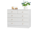 Modern Simple 5-Drawer Dresser White 18115091