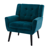 Modern Soft Velvet Material Ergonomics Accent Chair Living Room Chair Bedroom Chair Home Chair With W67634089