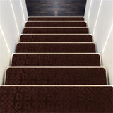 15 non-slip step MATS Brown 37660519