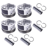 4pcs Engine Piston Rings Set Replacement for Toyota 4Runner T100 Tacoma 2.7L 3RZFE 1994-2004 27000285