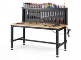 48" Heavy-Duty Workbench 2000LBS Capacity 7-Level Height Adjustable with Built-in Power Strip 02305328