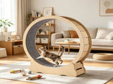 Wooden Cat Exercise Wheel 46735018