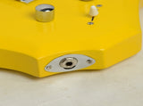 Novice Flame Shaped Electric Guitar HSH Pickup Bag Strap Paddle Rocker Cable Wrench Tool Yellow 31817892