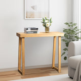 35.8 Inch Solid Wood Console Table for Entryway, Sofa Table Narrow Entryway Table for Hallway, 82393276