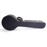 5-String 6-String Microgroove Pattern Leather Wood Banjos Case Black 47523015