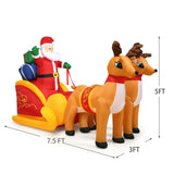 7.5 Feet Christmas Decoration Waterproof Outdoor Inflatable Santa 62345564