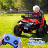 48.4" Ride On Car for Kids, Battery Powered Electric Car with 2 Seats, Remote Control, 14" 17457915