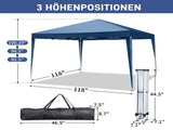 3 x 3m Two Doors & Two Windows Practical Waterproof Right-Angle Folding Tent Blue 68801768