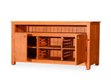 Eucalyptus Sideboard, Natural Oil, High-end Furniture for Outdoor Home B046104519