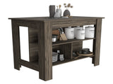 Brooklyn Kitchen Island, Three Concealed Shelves B128P148881