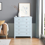 ZUN Drawer Dresser BAR CABINET side cabinet,buffet sideboard,buffet service counter, solid wood 95404217