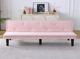 This 66-inch corduroy sofa bed flexibly adapt to the living room, apartment and bedroom, and it W3371P311451