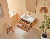 30" Wall Mounted & Floating Single Vanity with Ceramic Sink W1826P255391