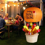 6ft 15W 5 LED Lights Turkey Hot Air Balloon Garden Turkey Decoration 33011150