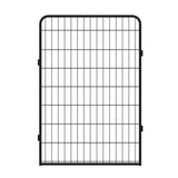 ZUN 6 Panels Heavy Duty Metal Playpen with door,39.37"H Dog Fence Pet Exercise Pen for Outdoor, Indoor W2181P171752