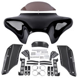 Batwing Fairing Windscreen & Hardware Kit Fits for Harley Heritage Touring Road King Yamaha V Star 02393208