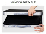 Outdoor Folding Camping Table with Storage Compartment, 4ft Portable Pinic Table with 3 Adjustable 31659243