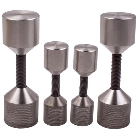 ZUN 1-1/8" 1-5/8" Diameter Two Hole Flange Alignment Pin Pins -Up to 3'' Thickness 20949530