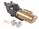 W3SP2615X20 Pool Pump Motor 2 HP Single Speed 230V Replacement for Hayward SP2615X20, Spa and 64409837