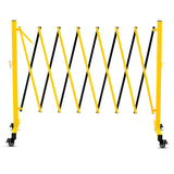 Metal Expandable Barricade, 11 Feet Retractable Fence Outdoor, Mobile Safety Barrier Gate, Easily 36255972