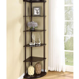 Cappuccino Corner Bookcase B062P145518
