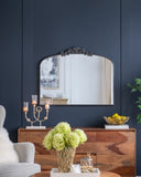 40" x 31" Classic Design Large Arch Mirror and Baroque Inspired Frame for Living Room Bathrrom W2078127697