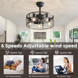 ZUN 19.7In Classic Ceiling Fan with Light 29527173