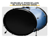 Full Size Adult Drum Set 5-Piece Blue with Bass Drum, two Tom Drum, Snare Drum, Floor Tom, 16" Ride 08283789