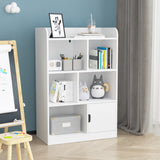 ZUN Kids Bookcase, Bookshelf with 6 Compartments, Freestanding Shelves and Cube Organizer, for Bedroom W808P171979