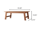 Rectangle Coffee Table, Walnut Finish 37624130