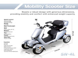 Mobility Scooters for Seniors and Adults,Powered Mobility Scooters with Multiple Storage W3322P336297