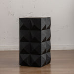 ZUN 23.62"Height Three-dimensional Embossed Pattern Design Retro Coffee Table Retro Furniture Black W757P183205