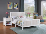 Connelly Full Bed White/Rockport Gray 27512-WH