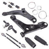 Control Arm Ball Joints Tie Rod Ends Front Lower for 02-07 Mitsubishi Lancer FWD K620384 K620345 89786245