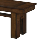 ZUN Transitional Walnut Finish Wooden Bench 1pc Casual Contemporary Dining Furniture B01156181