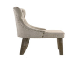 Gabrian Two-tone Beige Fabric & Reclaimed Gray Finish Side Chair B2726P264657