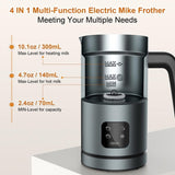 BIZEWO Milk Frother Electric, Coffee Frother, Warm and Cold Milk Foamer, 4 IN 1 Automatic Milk 10036747