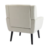 Modern Soft Linen Material Ergonomics Accent Chair Living Room Chair Bedroom Chair Home Chair With W67634082