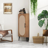 Corner cabinet ,Rattan door,Freestanding Corner Tables For Small Spaces, Corner Shelf Stand For W688P160406