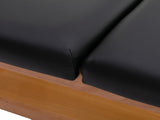HENGMIGN Stationary Massage Table Treatment Clincal Beauty Bed /PU Spa Bed,Black W21236007