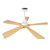 Hot sales 52 Inch Modern Ceiling Fan With 3 Color Dimmable 5 Solide Wood Blades Remote Control W2991P334793