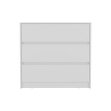 Austin Three Drawer Dresser, Pull Out Mechanism-White B20092131