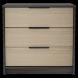 Kaia 3 Drawers Dresser, Superior Top -Black / Pine B07092020