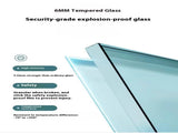 Single Sliding Shower Door 56-60" W x 72" H Semi-Frameless Shower Glass Panel, 1/4" Clear W2965P364900