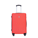 luggage 4-piece ABS lightweight suitcase with rotating wheels, 24 inch and 28 inch with TSA lock, W284P149248